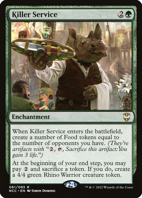 Killer Service from New Capenna Commander Promos