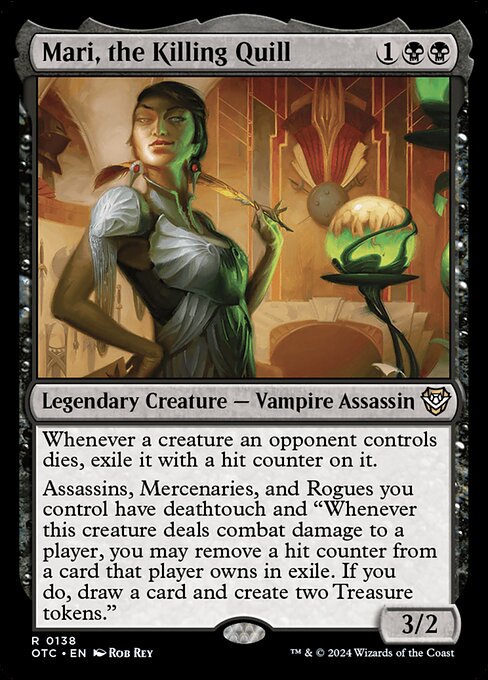 Mari, the Killing Quill highlighted card art