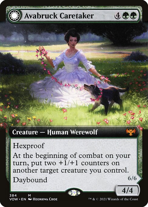 Avabruck Caretaker // Hollowhenge Huntmaster from Innistrad: Crimson Vow