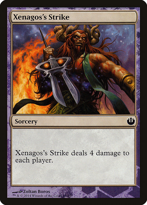 Xenagos's Strike highlighted card art