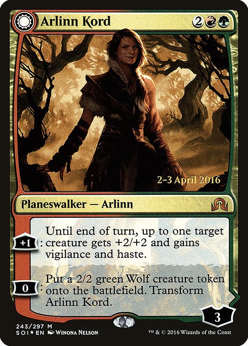 Arlinn Kord // Arlinn, Embraced by the Moon from Shadows over Innistrad Promos