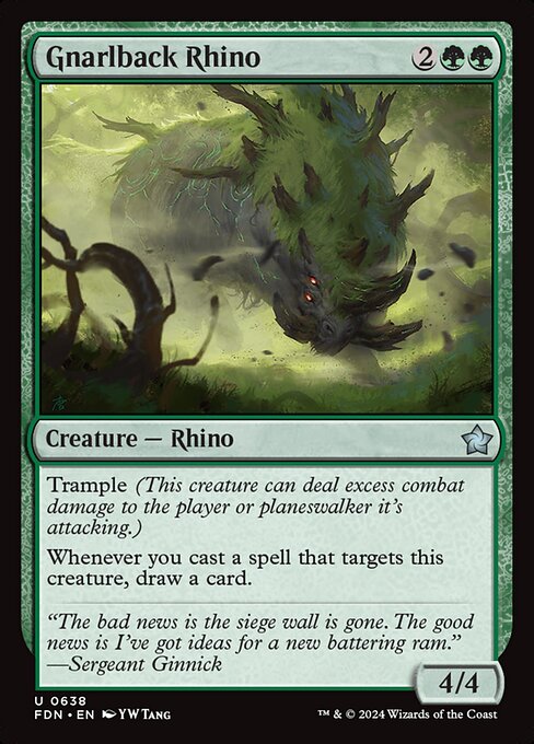 Gnarlback Rhino from Foundations