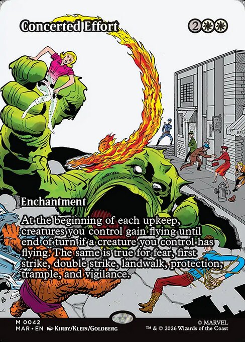 Concerted Effort from Marvel Universe