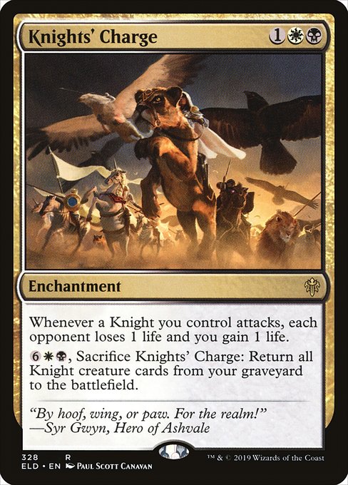 Knights' Charge from Throne of Eldraine
