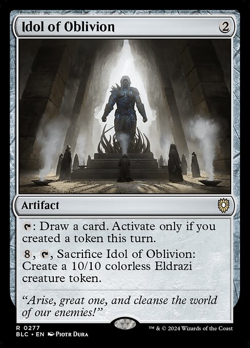 Idol of Oblivion from Bloomburrow Commander