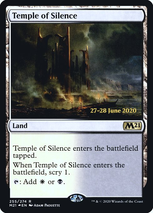 Temple of Silence from Core Set 2021 Promos