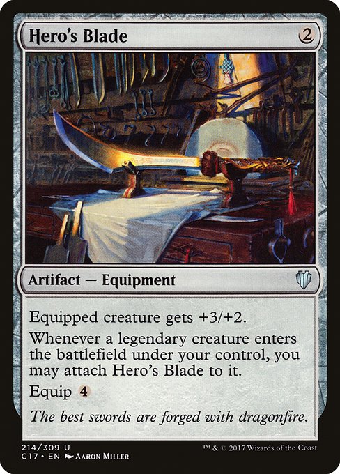 Hero's Blade from Commander 2017