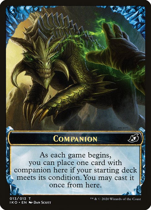 Companion highlighted card art