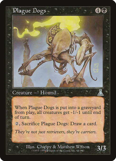 Plague Dogs highlighted card art
