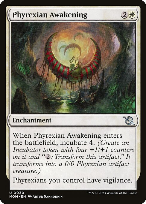 Phyrexian Awakening highlighted card art