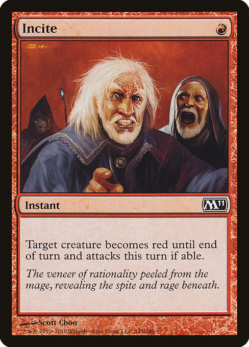 Incite highlighted card art