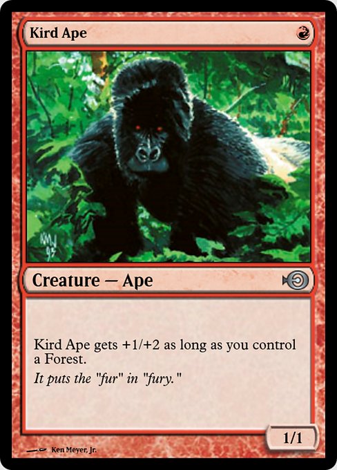 Kird Ape from Magic Online Promos