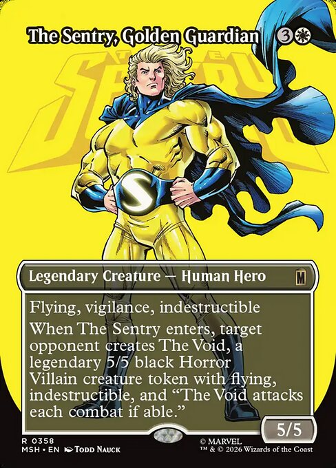 The Sentry, Golden Guardian from Marvel Super Heroes
