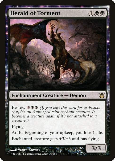 Herald of Torment highlighted card art