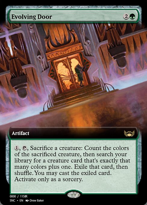 Evolving Door highlighted card art