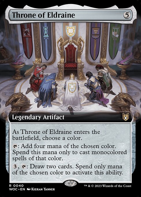 Throne of Eldraine highlighted card art