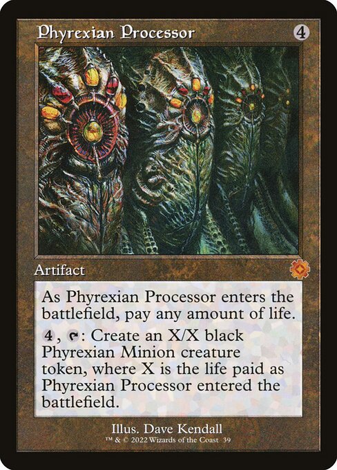 Phyrexian Processor from The Brothers' War Retro Artifacts
