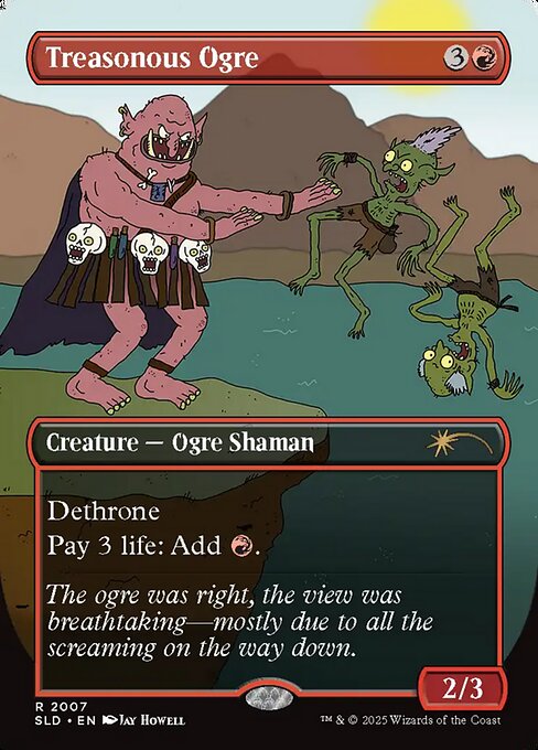 Treasonous Ogre highlighted card art