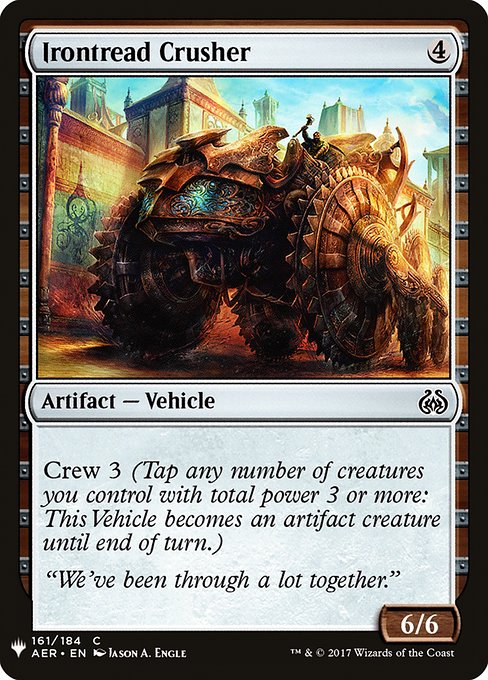 Irontread Crusher from The List