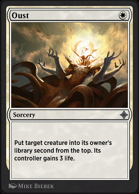 Oust highlighted card art