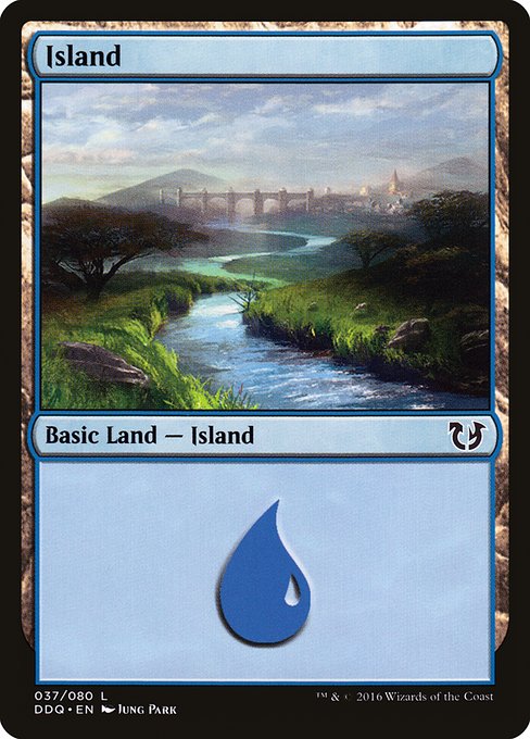 Island from Duel Decks: Blessed vs. Cursed