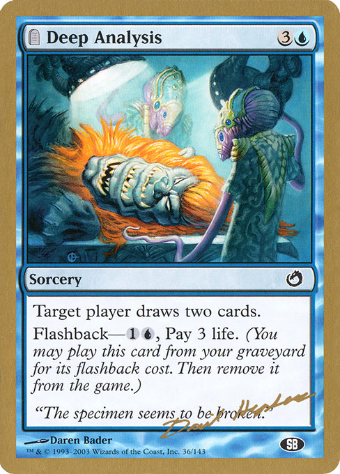 Deep Analysis from World Championship Decks 2003