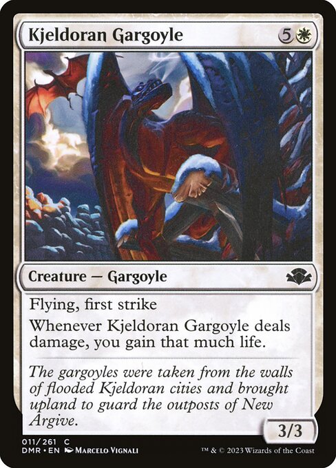Kjeldoran Gargoyle highlighted card art