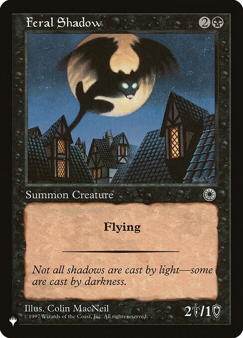 Feral Shadow highlighted card art