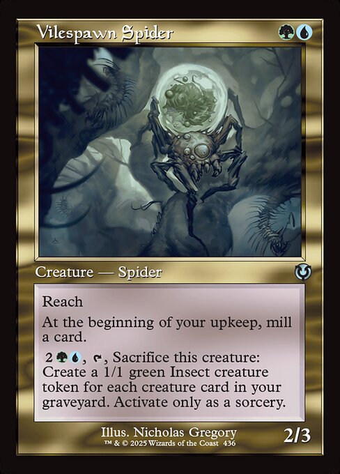 Vilespawn Spider from Innistrad Remastered