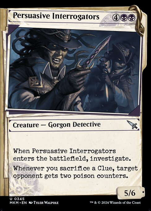 Persuasive Interrogators highlighted card art