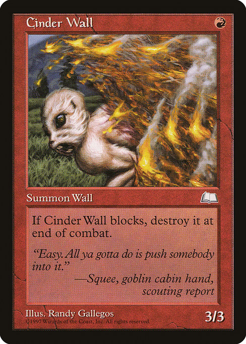 Cinder Wall from Weatherlight