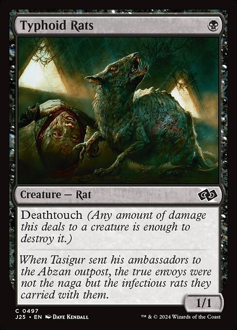 Typhoid Rats highlighted card art