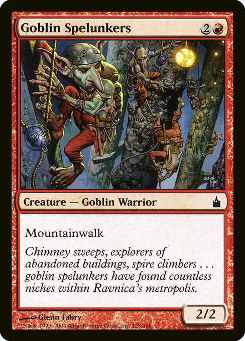 Goblin Spelunkers highlighted card art