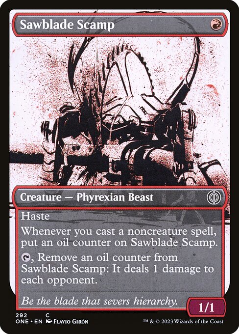 Sawblade Scamp highlighted card art