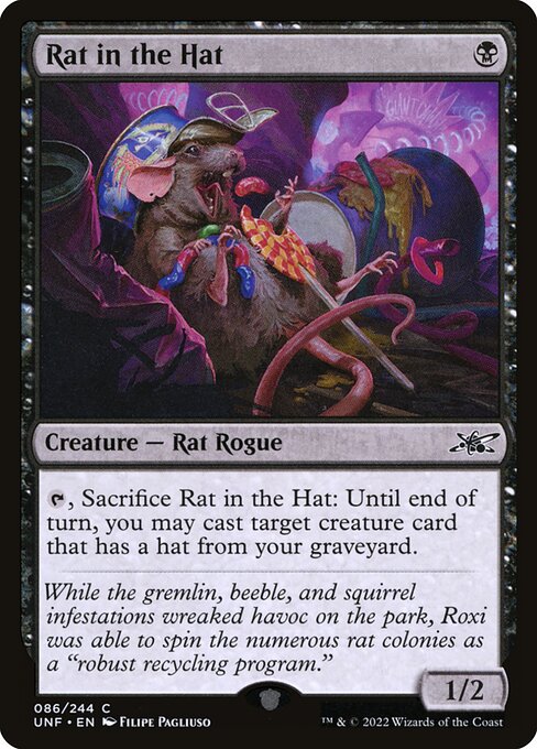Rat in the Hat highlighted card art