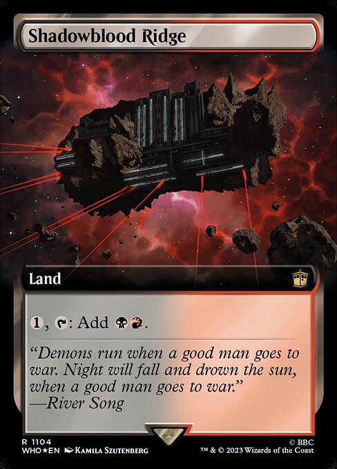 Shadowblood Ridge from Doctor Who