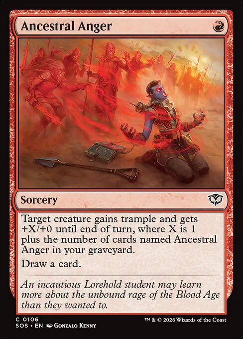 Ancestral Anger from Secrets of Strixhaven