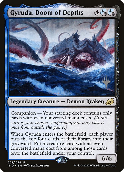 Gyruda, Doom of Depths from Ikoria: Lair of Behemoths Promos