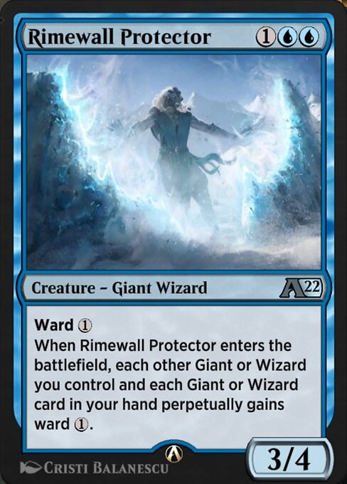 Rimewall Protector highlighted card art