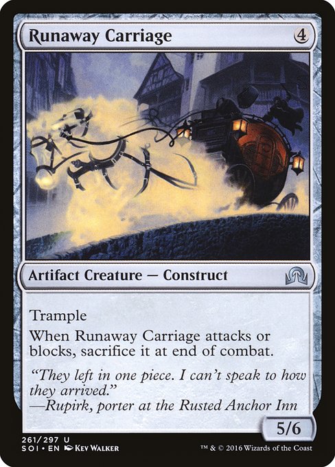 Runaway Carriage highlighted card art