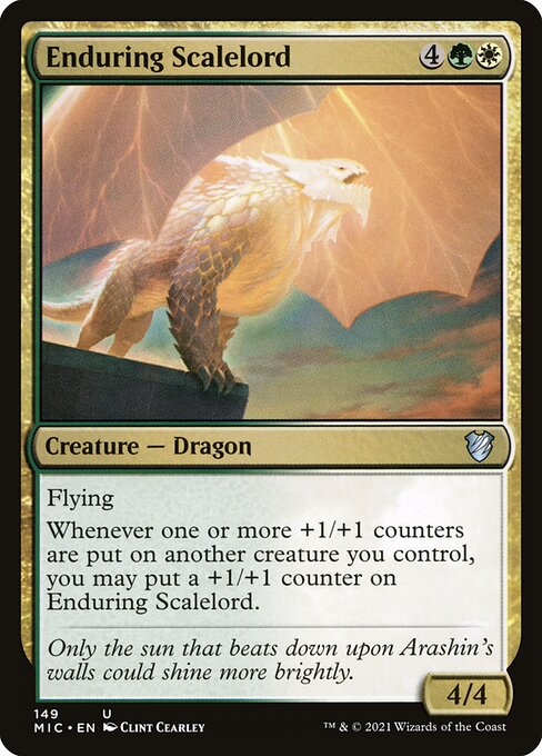 Enduring Scalelord from Midnight Hunt Commander