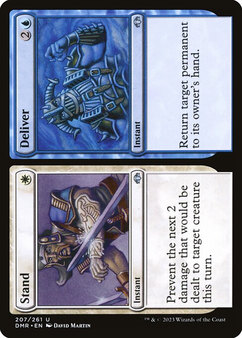 Stand // Deliver highlighted card art