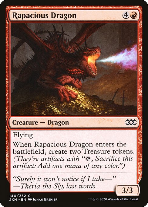 Rapacious Dragon from Double Masters