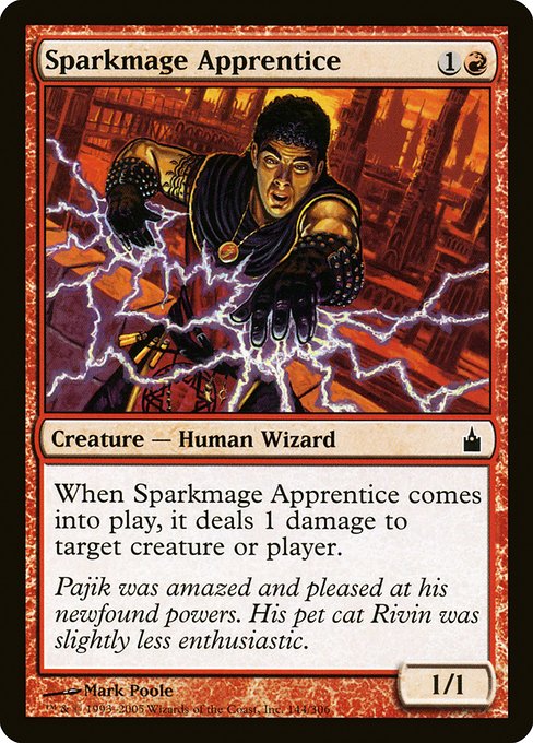 Sparkmage Apprentice from Ravnica: City of Guilds