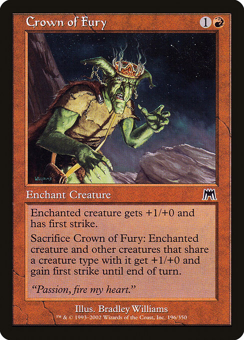 Crown of Fury highlighted card art