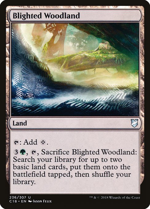 Blighted Woodland from Commander 2018