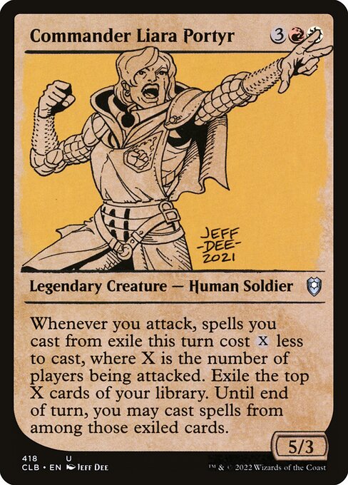 Commander Liara Portyr from Commander Legends: Battle for Baldur's Gate