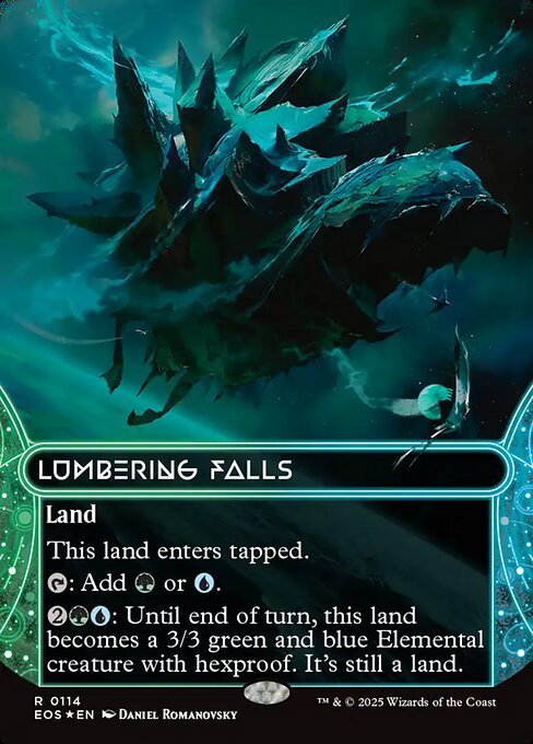 Lumbering Falls highlighted card art
