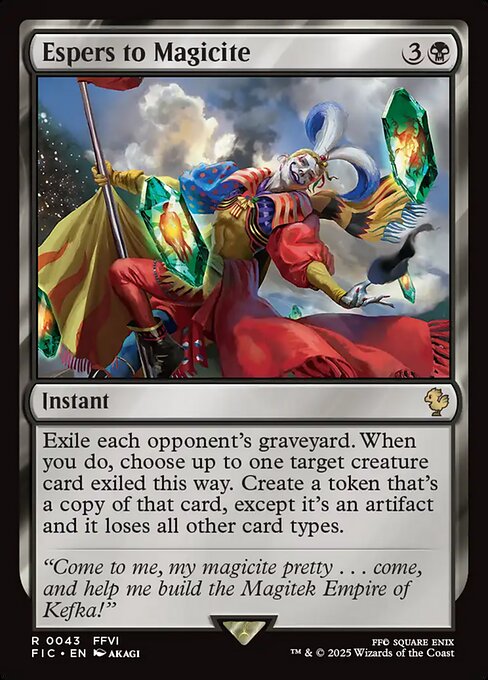 Espers to Magicite highlighted card art