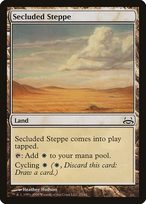 Secluded Steppe from Duel Decks: Divine vs. Demonic